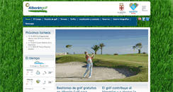 Desktop Screenshot of alborangolf.com